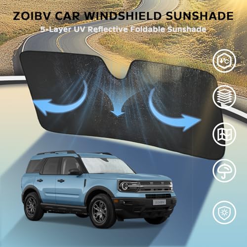 Car Windshield Sun Shade for Ford Bronco Sport 2021