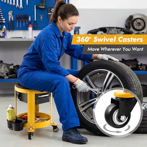 Rolling Mechanic Stool