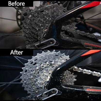 Bike Lube and Cleaner Set with 500ml Chain Cleaner (16.91 Fl Oz)