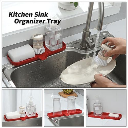 Silicone Soap Dish with Drain Spout