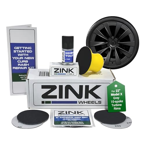 Premium Tesla Wheel Curb Rash Repair Kit for Model X 22