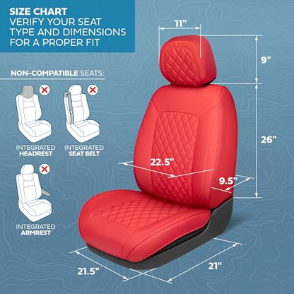 Curated Cabernet Leather Seat Covers for Cars & SUVs