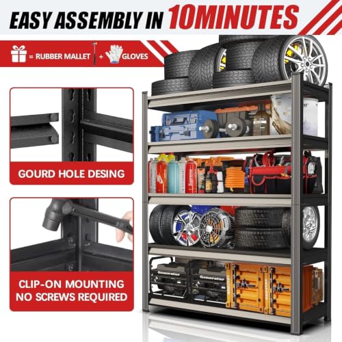 5 Tier Garage Shelving