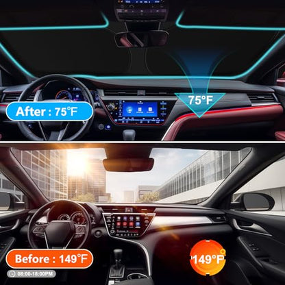 Car Windshield Sun Shade for Toyota Camry Sun Shade 2018