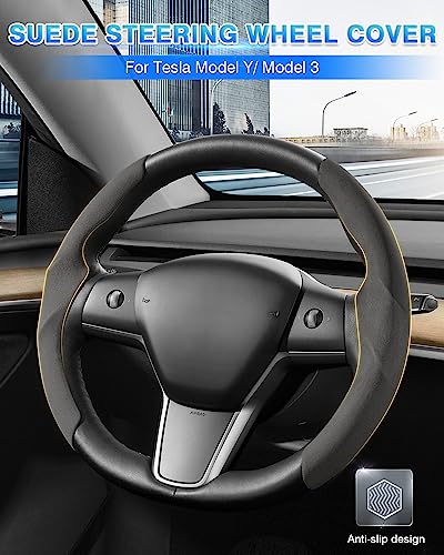 Custom Fit for Tesla Steering Wheel Cover
