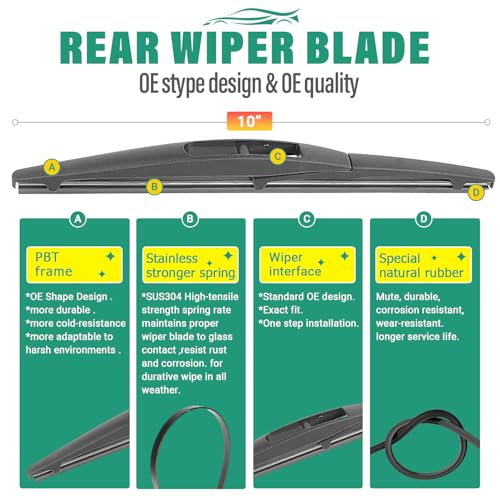 Windshield Wiper Blade Replacement for Mazda CX50 CX