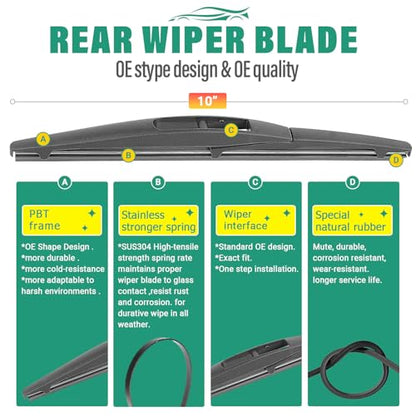 Windshield Wiper Blade Replacement for Mazda CX50 CX