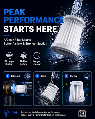 Car Vacuum Cordless Mini Handhled 4