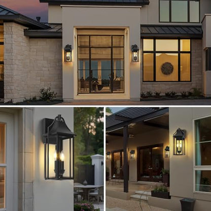 18IN Dusk to Dawn Outdoor Wall Sconce