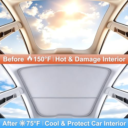 for Tesla Model Y Accessories Sunshade Roof