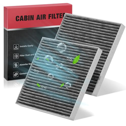 Cabin Air Filter with Activated Carbon CF10374 Cabin Filters Compatible with Toyota Tacoma 2005