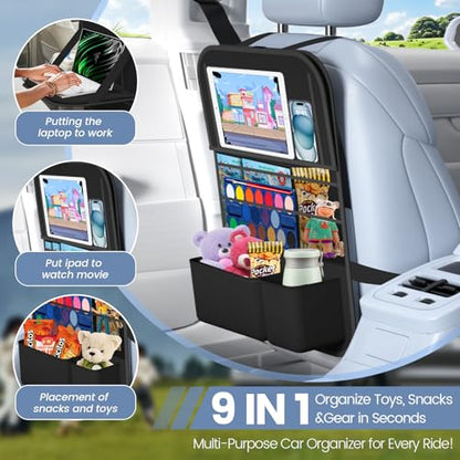 Car Backseat Organizer with Tray