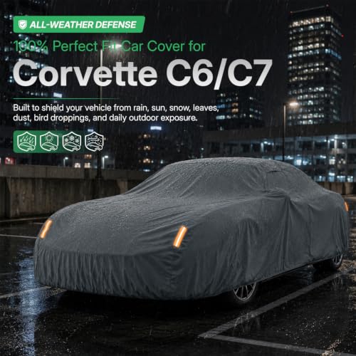 Waterproof Heavy Duty Car Cover Custom Fit Chevy Corvette C6