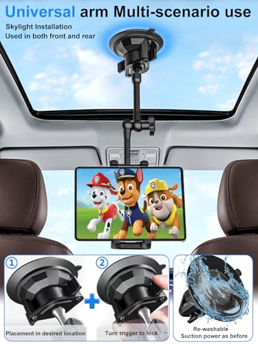 Tablet Holder for Car Dashboard Windshield