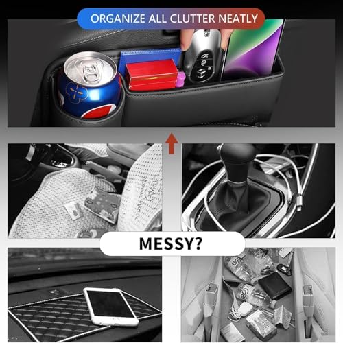 2 Pack Car Seat Gap Filler Organizer for Tesla Model 3 2017