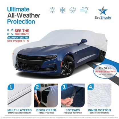 Sports Car Cover Waterproof All Weather. See Size