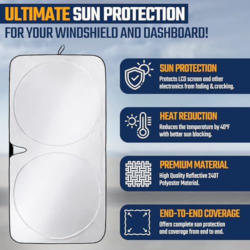 2026 Upgraded Car Windshield Sun Shade