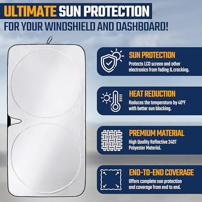 2026 Upgraded Car Windshield Sun Shade