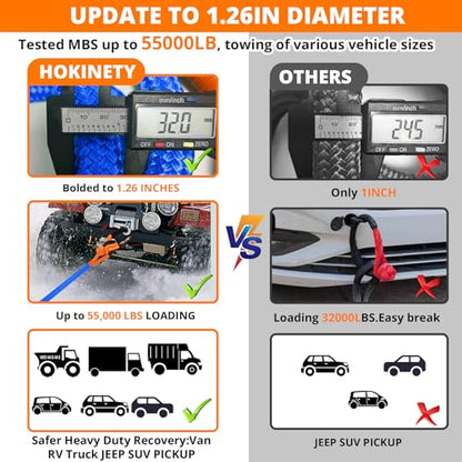 Kinetic Recovery Tow Rope