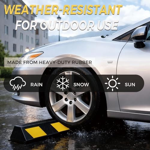 36" Rubber Parking Stop (2 Count)