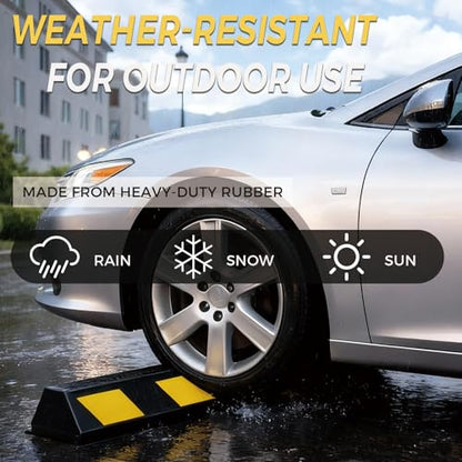 36" Rubber Parking Stop (2 Count)