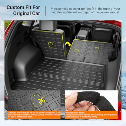 Cargo Mat & Backrest Mats Compatible with 2022