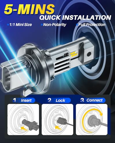 Latest 9008 H13 Light Bulbs (2 Count)