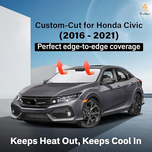 Windshield Sun Shade Compatible for Honda Civic 2016