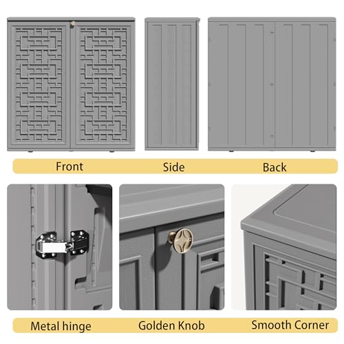 HDPE Outdoor Storage Shed