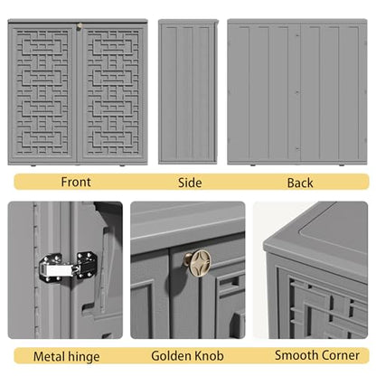 HDPE Outdoor Storage Shed