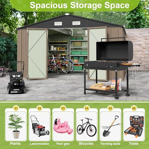 10 x 8 FT Outdoor Storage Shed