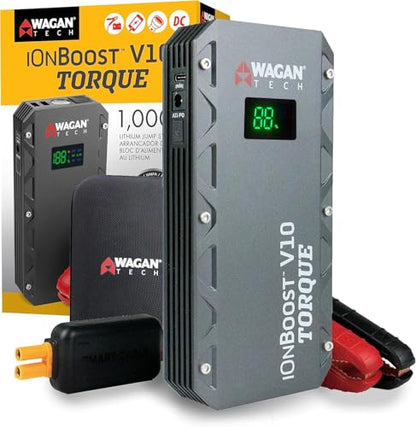 EL7507 Jump Starter iOnBoost V10 Torque 1000Amp Peak 12V Portable Lithium Car Battery Up to 7.8L V10 or 6.7L Diesel
