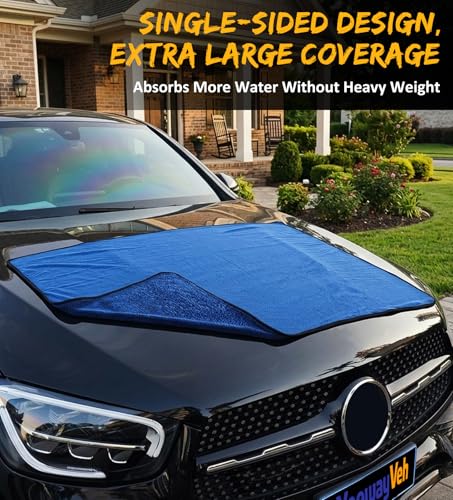 2-Pack Long-Reach Pro Drying Towels, 48"x32" Extra Large, Blue (2 Count)