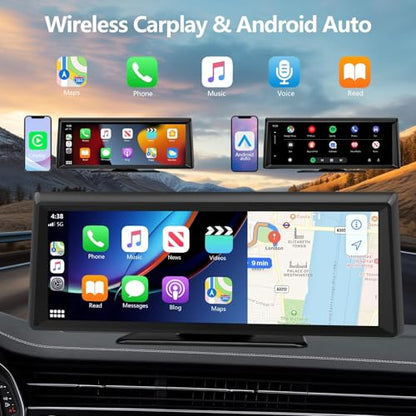 8.1" Portable Wireless Carplay Screen for Car