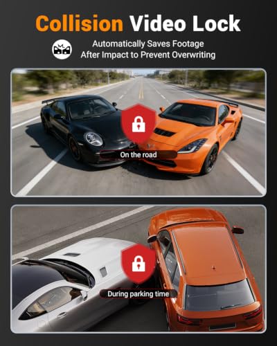 4K Dual Dash Cam with WiFi GPS