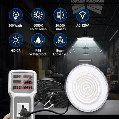 UFO Led High Bay Light 200W (10 Count)