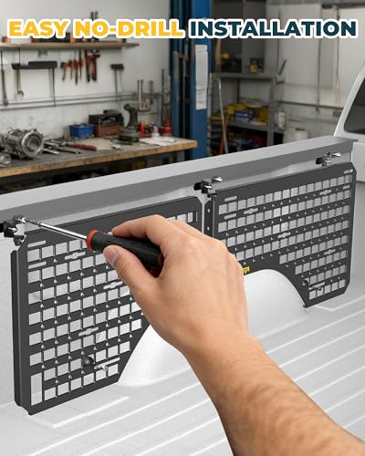 Silverado & Sierra 1500 5.8ft Short Truck Bed Side MOLLE Panels
