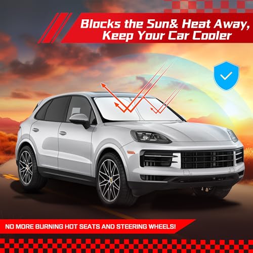 Windshield Sun Shade for Porsche Cayenne 2019