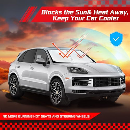 Windshield Sun Shade for Porsche Cayenne 2019