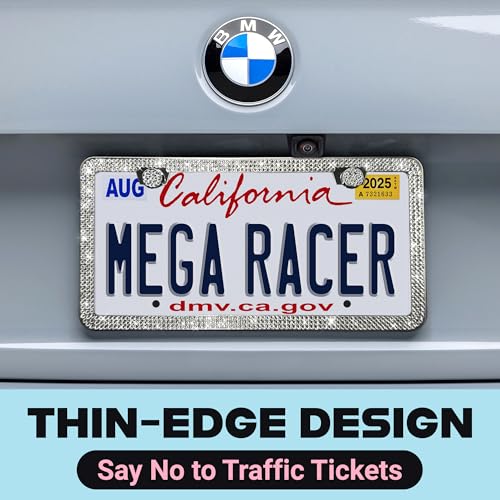 Dazzling Bling License Plate Frames for Women