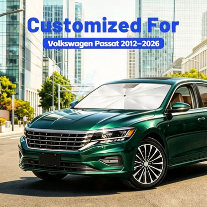 Car Windshield Sun Shade Umbrella for Volkswagen Passat 2012