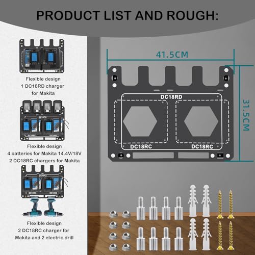 Charger Mount for Makita DC18RC