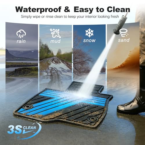 Rubber Floor Mats for Nissan Rogue 2021