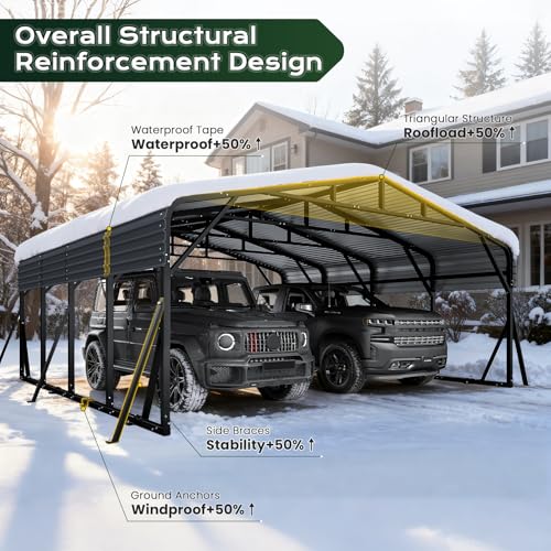 20x20FT Metal Carport