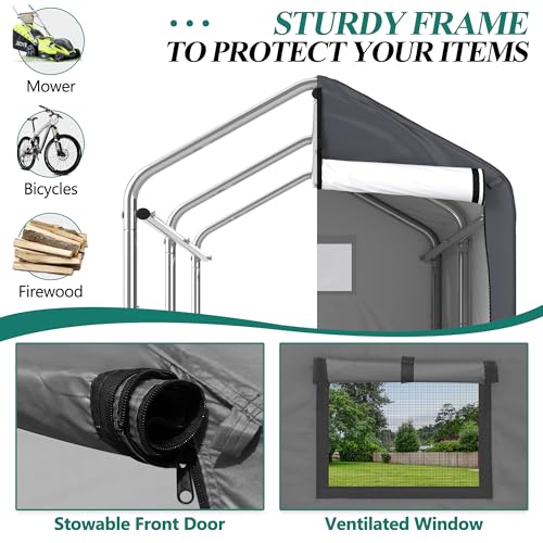 6 x 3ft Outdoor Cycle Storage Shelter