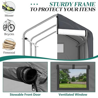 6 x 3ft Outdoor Cycle Storage Shelter