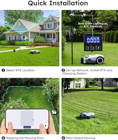 Robot Lawn Mower Full Band RTK+4