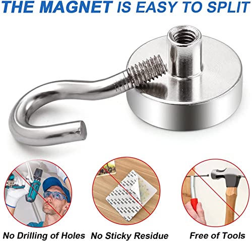 Magnetic Hooks for Cruise Essentials 2026 Cabins Door 12 Pack (12 Count)