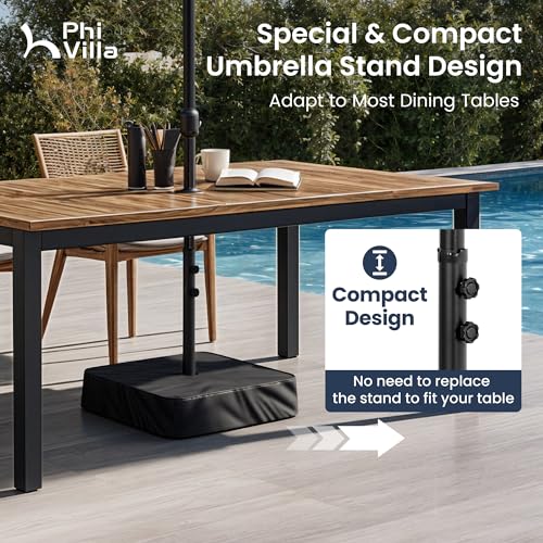 15ft Large Outdoor Patio Umbrella with Base Included