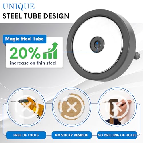 Magnetic Hooks Steel Tube Design for Cruise (10 Count)
